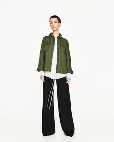 Парка с вышивкой Zara