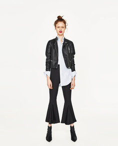 Байкерская куртка с молниями Zara