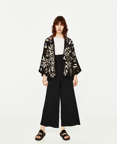 Жакет-кимоно с вышивкой Zara