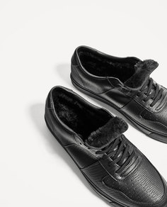 Черные кроссовки на подкладке Zara