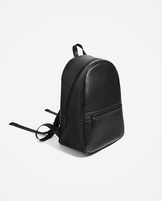 Черный классический рюкзак Zara