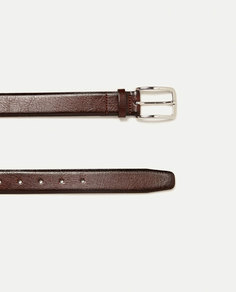 Кожаный пояс Zara