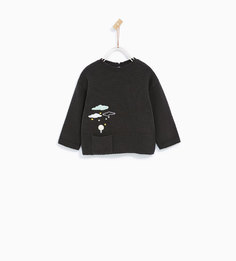 Свитер «воздушный шар и тучи» Zara