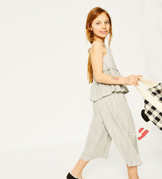 Брюки с защипами Zara