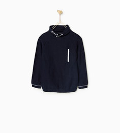 Свитер с высоким воротником и молнией Zara