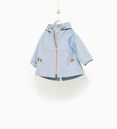 Плащ с капюшоном Zara