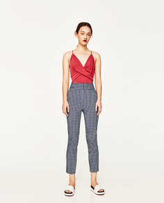 Боди с v-образным вырезом Zara