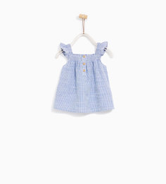 Топ с застежкой на пуговицы спереди Zara