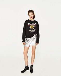 Толстовка с принтом Zara