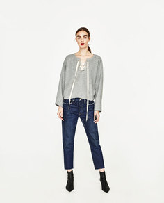 Толстовка с рукавами летучая мышь Zara