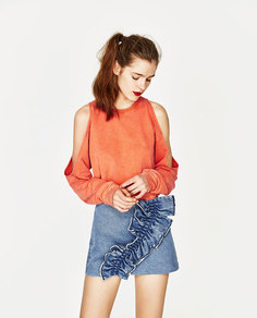 Толстовка с открытыми плечами Zara