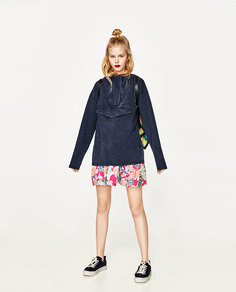 Толстовка с карманом-кенгуру Zara