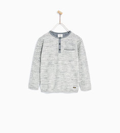 Свитер с контрастной окантовкой Zara