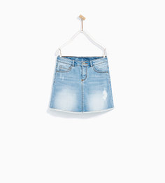Базовая джинсовая юбка Zara