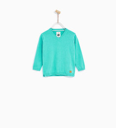 Базовый свитер с v-образным вырезом Zara