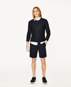 Шорты с ремнем Zara