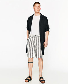 Шорты в широкую полоску Zara