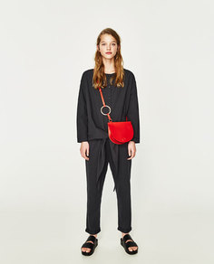 Комбинированный  комбинезон из поплина Zara