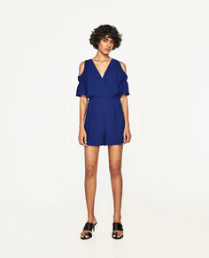 Комбинезон с вырезами на плечах Zara