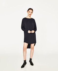 Туника с пуговицами на манжетах Zara