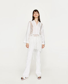 Туника с защипами Zara