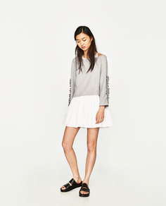 Комбинированное платье Zara