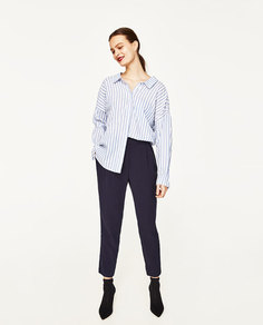 Брюки струящегося кроя длиной до щиколотки Zara