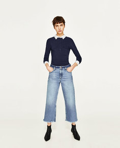 Рубашка с рукавами 3/4 Zara