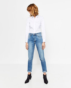Рубашка из поплина Zara
