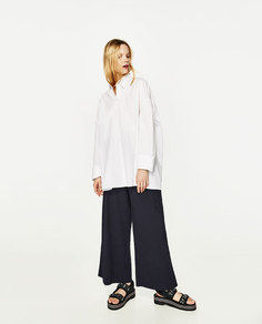 Рубашка в стиле oversize Zara