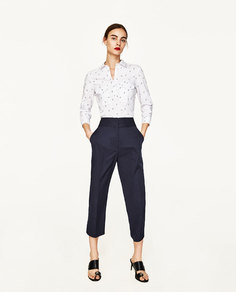 Рубашка с рукавами 3/4 Zara