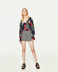 Шорты в полоску Zara