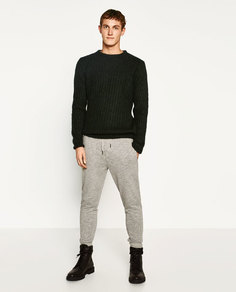 Базовые брюки-джоггеры Zara