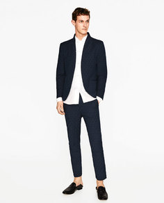 Брюки из жаккардовой ткани studio Zara