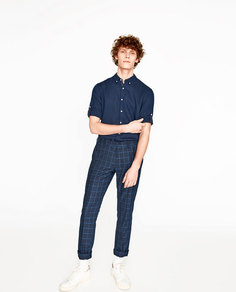 Рубашка изо льна Zara