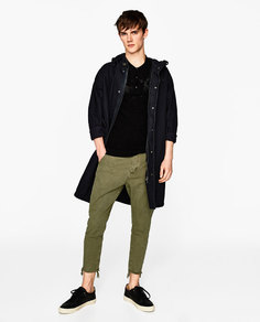Поло с камуфляжным принтом Zara