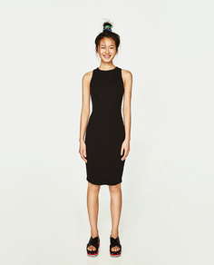 Платье в рубчик Zara
