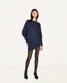 Свитер в стиле oversize с асимметричным низом Zara