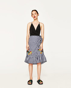 Боди с v-образным вырезом Zara