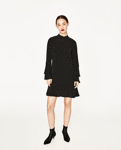 Мини-платье в горошек Zara