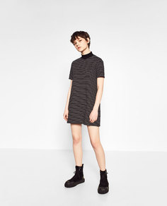 Платье с высоким горлом Zara