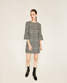 Мини-платье с принтом Zara