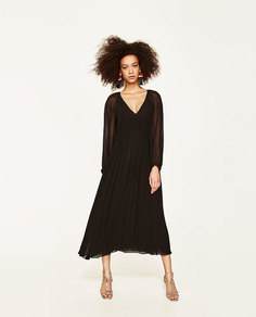 Платье с длинными рукавами studio Zara