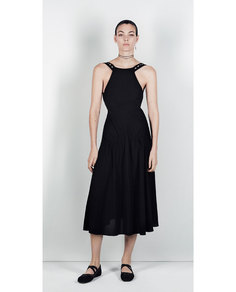 Платье с люверсами и вышивкой studio Zara