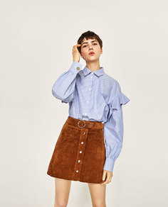 Рубашка с воланами Zara