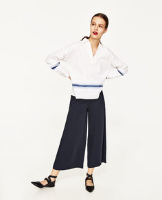Льняная блуза Zara