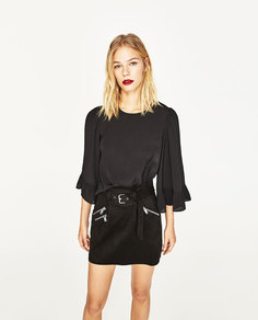 Топ с рукавами в стиле кимоно Zara