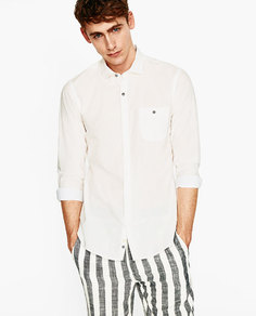 Рубашка dobby Zara