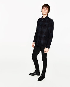 Рубашка в стиле винтаж Zara