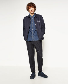 Джинсовая рубашка Zara